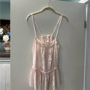 American Eagle Outfitters Light Pink Babydoll Cami Tank Top - Size Medium